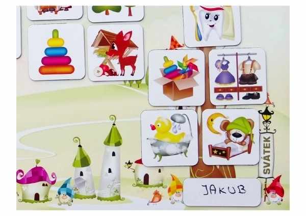 Calendrier magnétique - Crèche 114 aimants