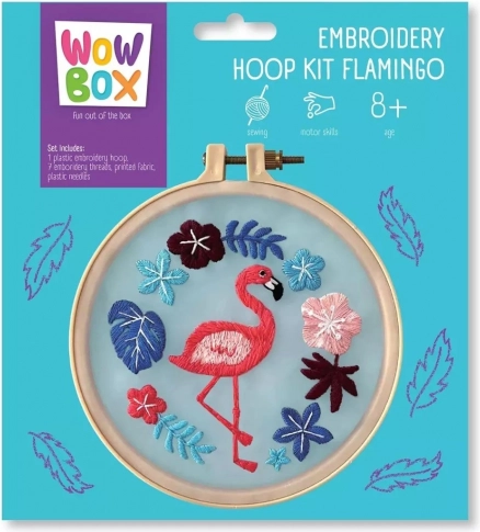 Kit de broderie - Flamant rose