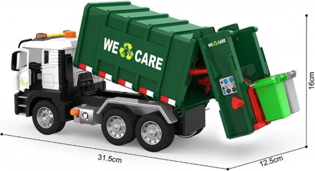 Camion à ordures interactif Purifier 1:10 - Jouet éducatif pour le tri des déchets