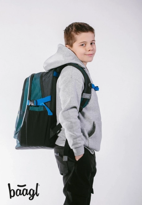 BAAGL SET 3 Core Joueur de Football: sac à dos, trousse, sac