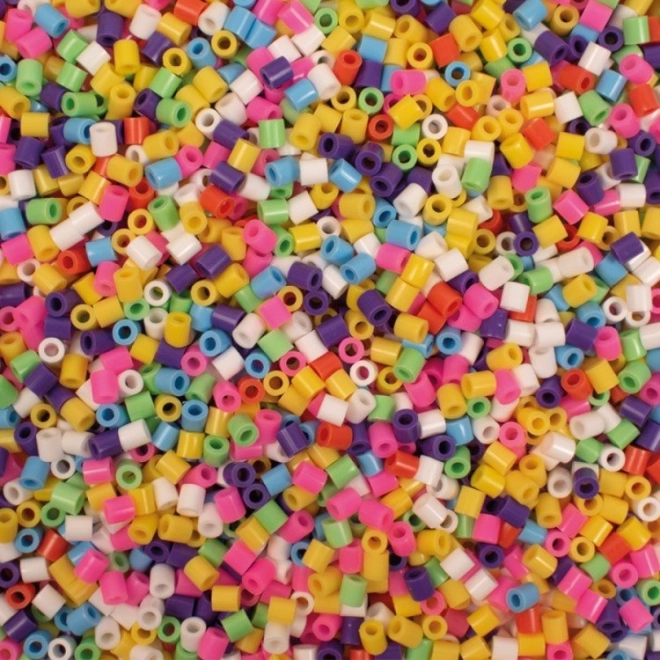 PLAYBOX Perles à repasser dans un seau - couleurs du printemps 5000pcs