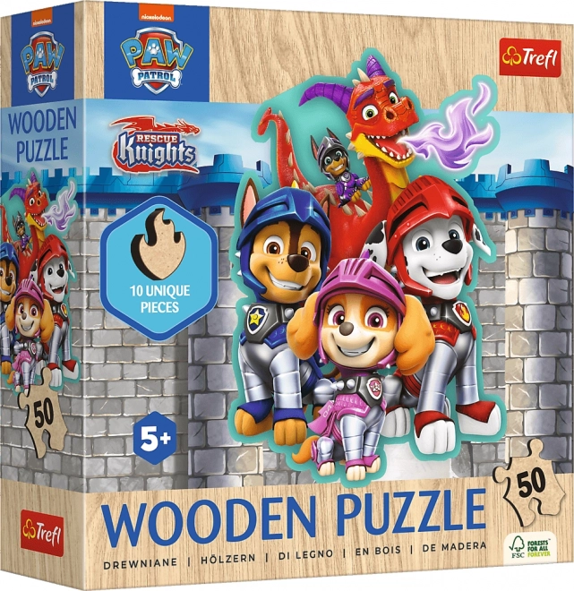 Puzzle en bois Pat' Patrouille 50 pièces