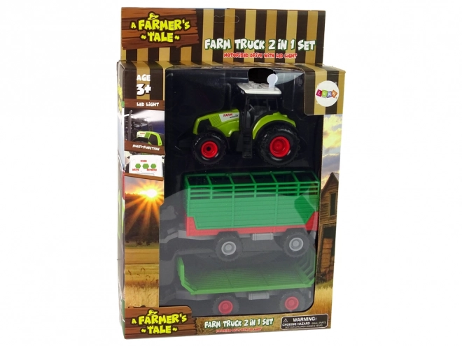 Tracteur avec remorque Ferme