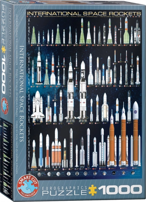 EUROGRAPHICS Puzzle Fusées spatiales internationales 1000 pièces