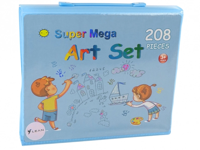 Ensemble de peinture XXL Valise artistique 208 pièces