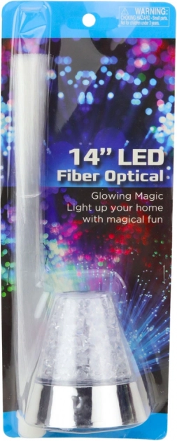 Fibres optiques LED décoratives changeant de couleur