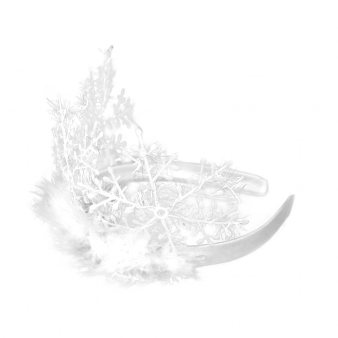Couronne avec des flocons de neige