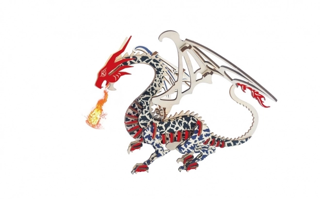 Woodcraft Puzzle 3D en Bois Dragon