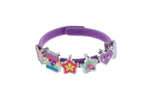 Kit créatif Fabrique tes bracelets Licorne en boîte 15x20,5x2,5cm