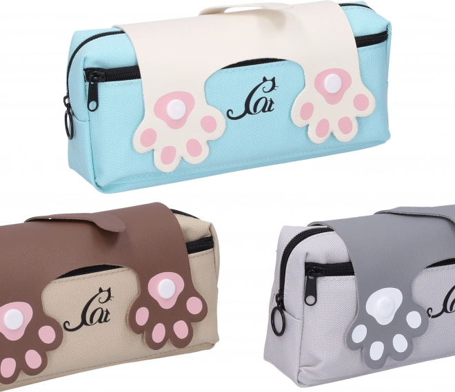 Trousse 20x5,5x9 cm - Patte de chat