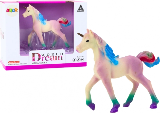 Figurine de collection petit licorne violet 8 cm