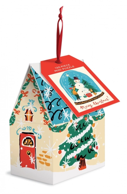 Puzzle d'hiver bonhomme de neige GALISON 130 pièces