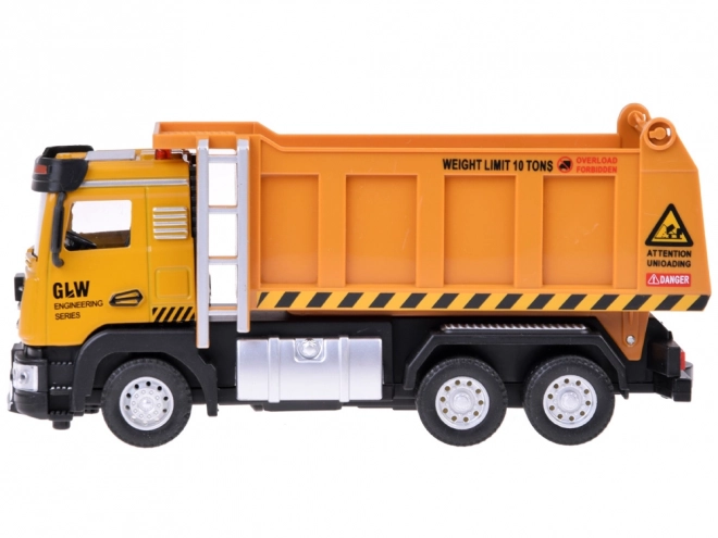Camion basculant avec effets sonores et lumineux