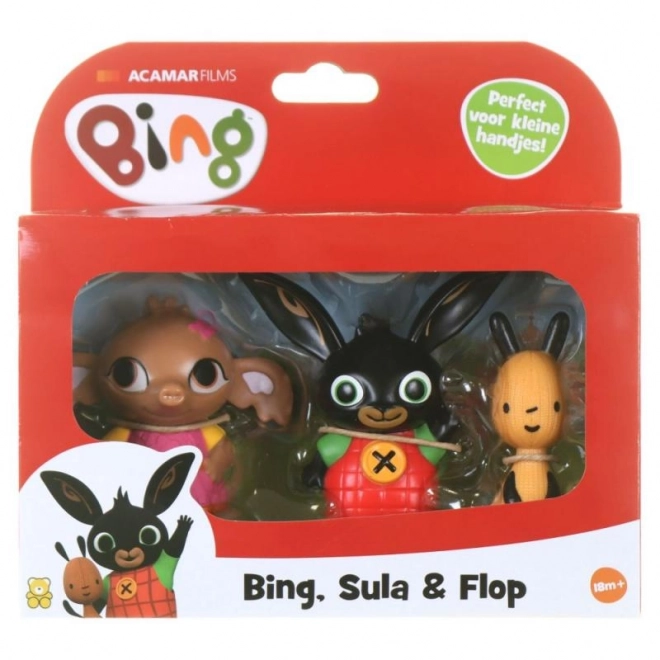FIGURINES BING AVEC AMIS 3 pcs dans l'emballage - Bing, Flop, Sula
