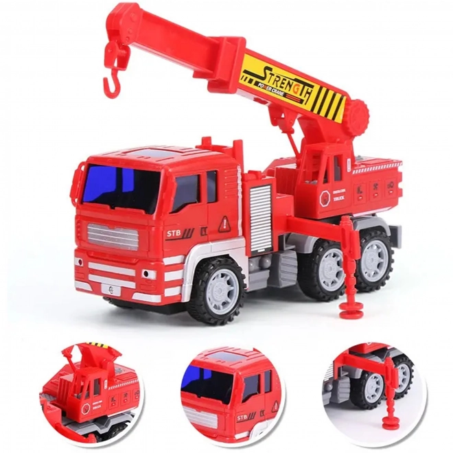 Ensemble Woopie voitures de pompiers 6 en 1