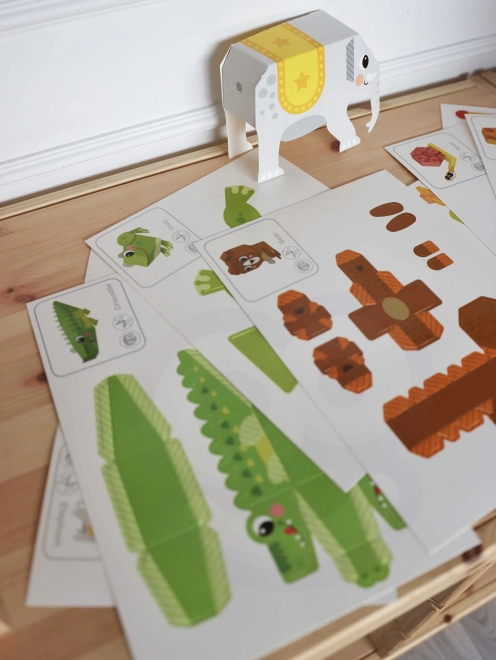 Woopie art&fun kit créatif origami 3D animaux