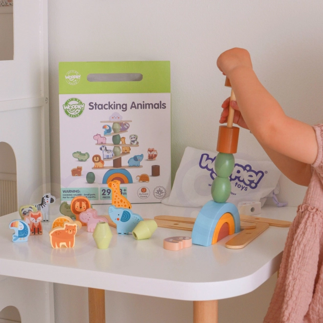 Woopie animaux en bois empilables