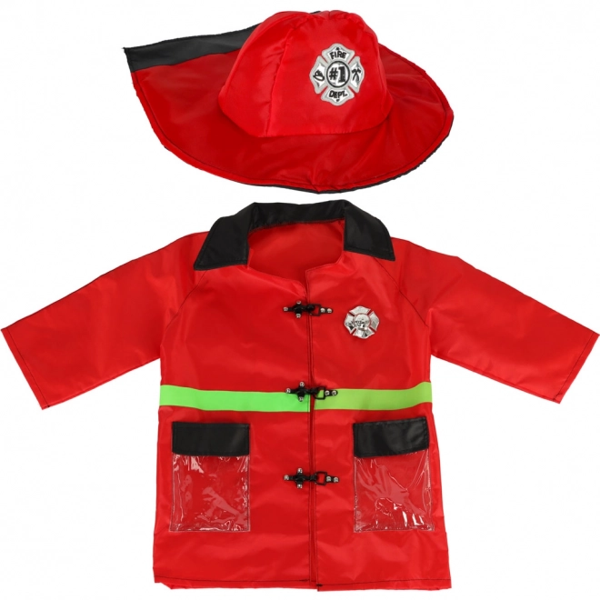 Déguisement de carnaval de pompier avec talkie-walkie 3-8 ans