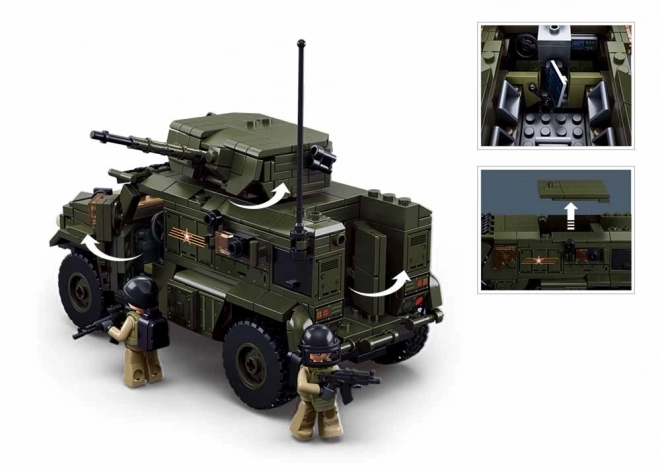 Sluban Modèle Briques M38-B1179 Véhicule de Combat Blindé Tayfun