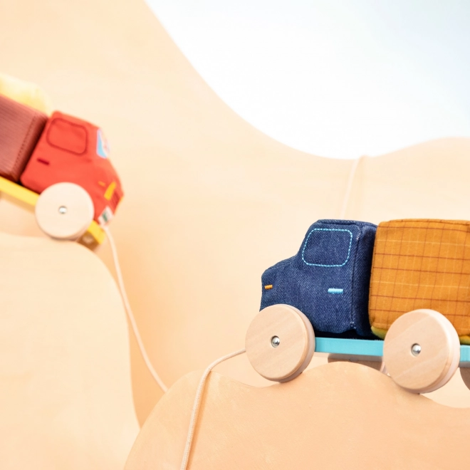 Camion à tirer pour enfants avec l'âne Ignác