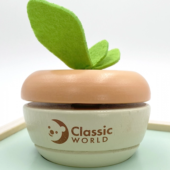 Ensemble éducatif classique en bois pastel pour les enfants de 6 à 12 mois