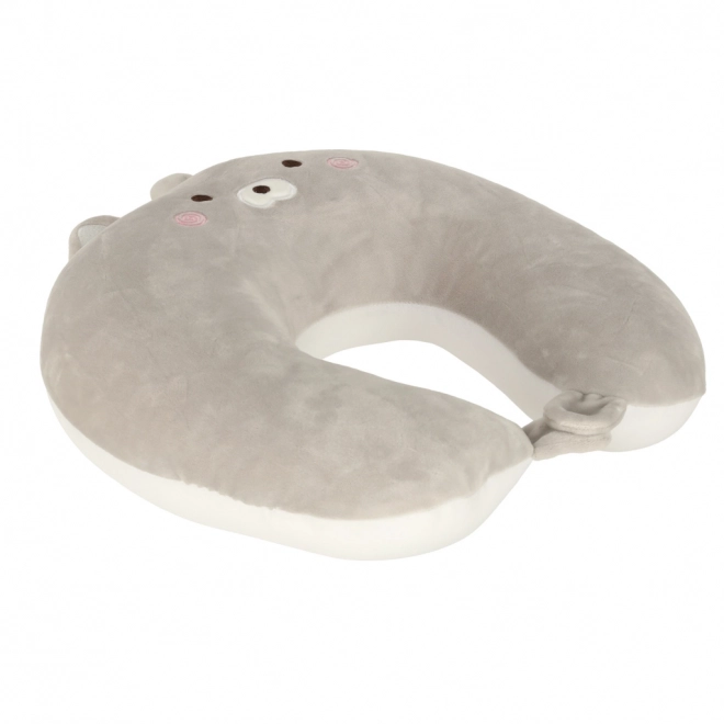 Coussin de voyage magique 2 en 1 baguette mascotte chat