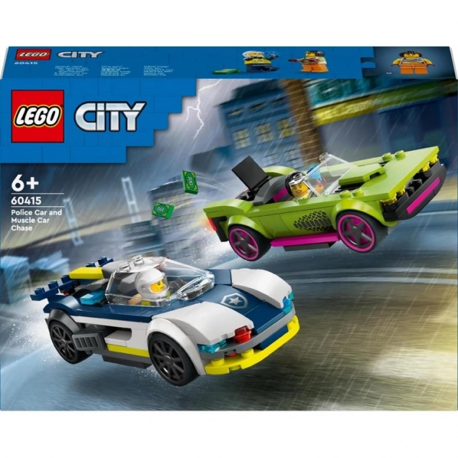 LEGO® City 60415 Poursuite de la voiture de police et du bolide