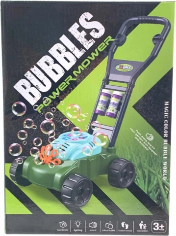 Tondeuse créant des bulles de savon