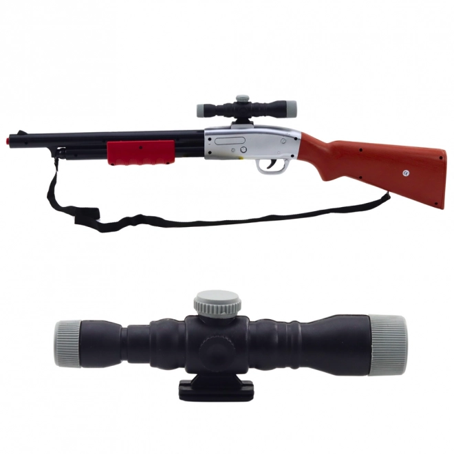 Fusil pour enfants avec télescope et effets sonores