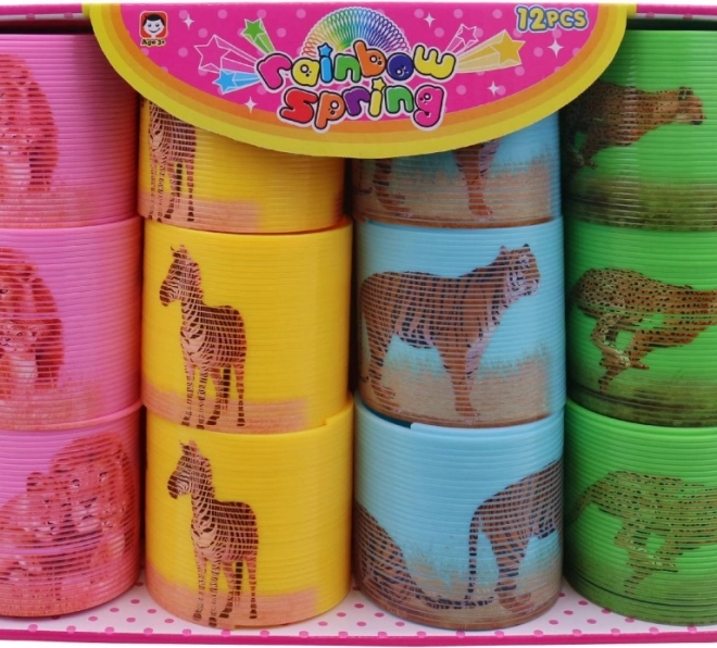 Ressorts Colorés Safari 12 pcs