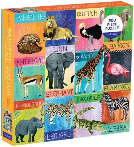 Puzzle Collage Safari - 500 pièces