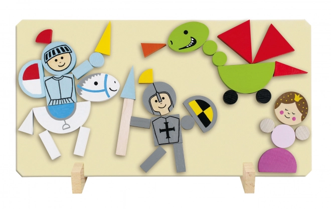 Puzzle magnétique - Chevaliers