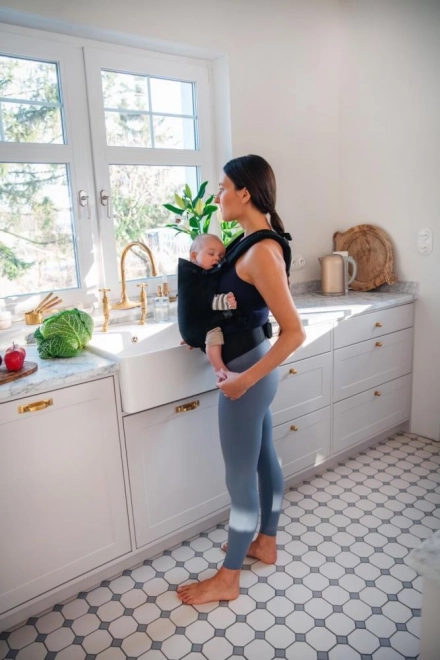 Porte-bébé ergonomique MoMi COLLET noir
