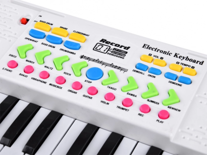Instrument à clavier mini pour enfants avec microphone