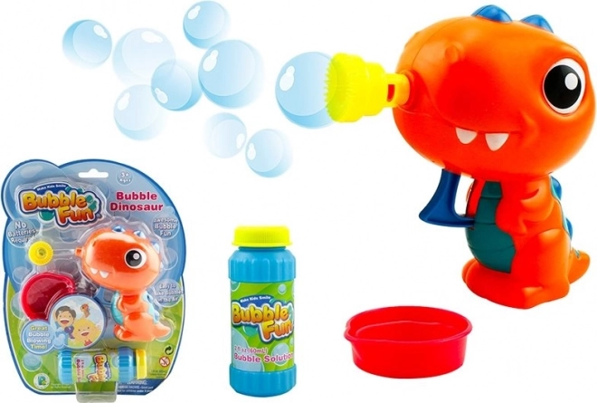 SPARKYS Pistolet à bulles Bubble Fun Dinosaure avec recharge orange