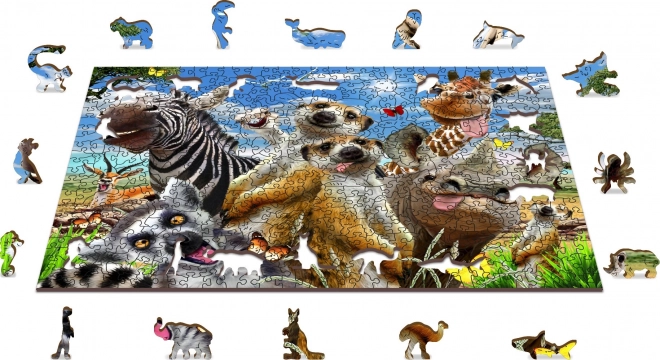 Puzzle en bois de Wooden City Bienvenue en Afrique 505 pièces