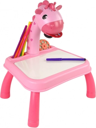 Table légère et sûre avec girafe