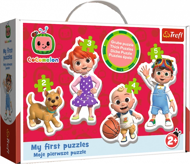 TREFL Puzzle Bébé Cocomelon 4en1 (2,3,4,5 pièces)
