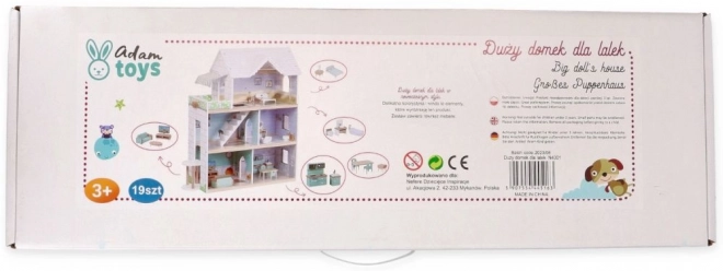 Grande maison de poupées en bois