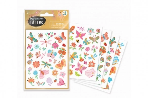 Ensembles de tatouage Papillons et fleurs