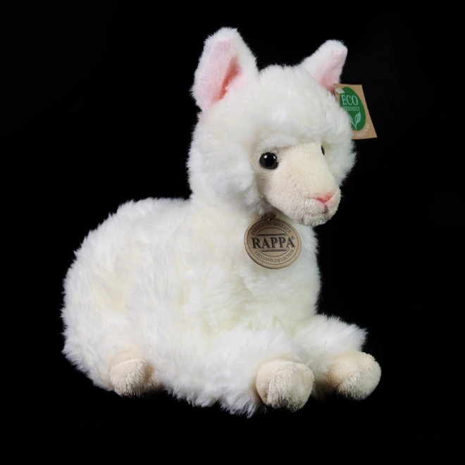 Lama en peluche Rappa allongée - 23 cm