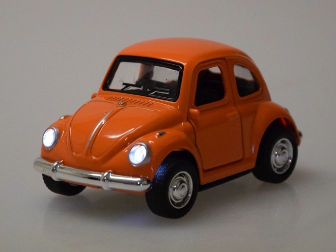 Voiture miniature en métal avec portes ouvrantes lumière son