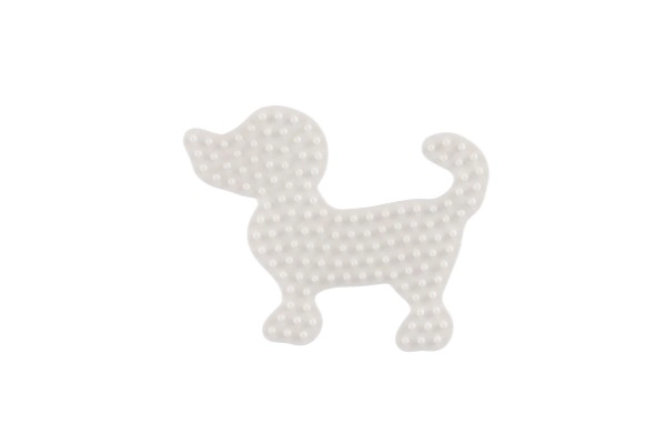 Plaque pour perles à repasser Hama MIDI éléphant, pingouin, chien en plastique 3 pièces sur carte 12x18x3cm