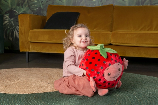 Cozy Noxxiez HW750 Fraise - coussin chauffant peluche 3 en 1