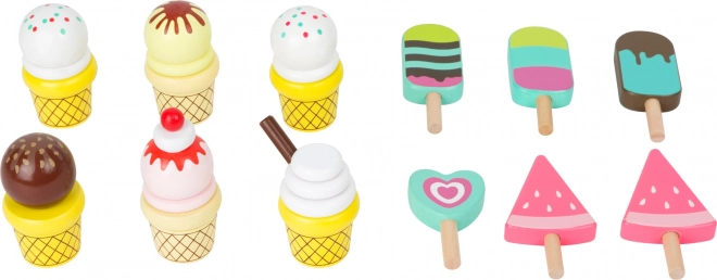 Petit stand de glaces Foot