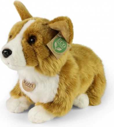 Chien corgi en peluche 32 cm éco-responsable