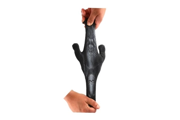 Gorille anti-stress extensible remplie de sable 400 g silicone 12cm 4 couleurs 8pcs en boîte
