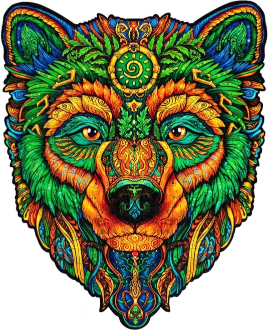 Puzzle en bois Ours sage