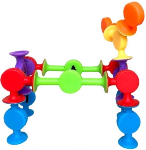 Construction avec ventouses sur surfaces lisses