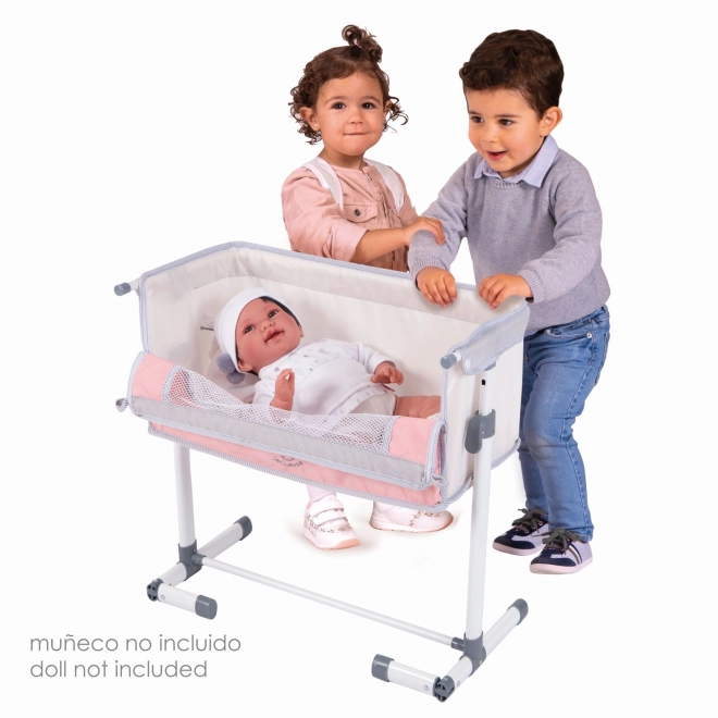 DeCuevas 51286 Berceau de poupée nouveau-né avec fonction de co-dodo FUNNY 2023